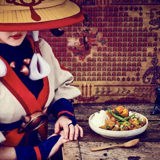photographie d'un curry japonais végétarien venu de Zelda Breath of the wild, recettes du livre La Cuisine dans Zelda
