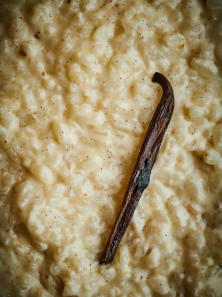 Riz au lait crémeux à la vanille, dessert du week-end chez French Karé